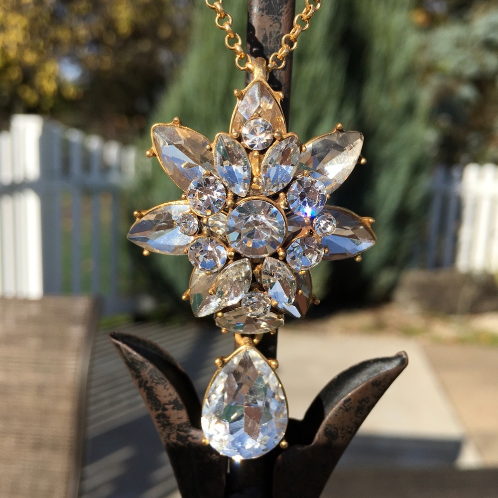 Sale JCREW CRYSTAL PENDANT 1 left - Picture 6 of 8