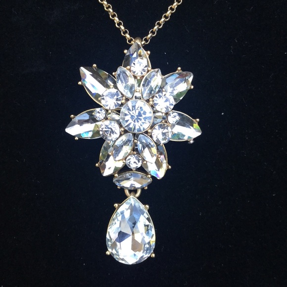 Sale JCREW CRYSTAL PENDANT 1 left - Picture 2 of 8