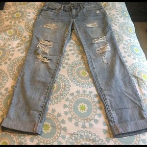 GAP distressed boyfriend jeans