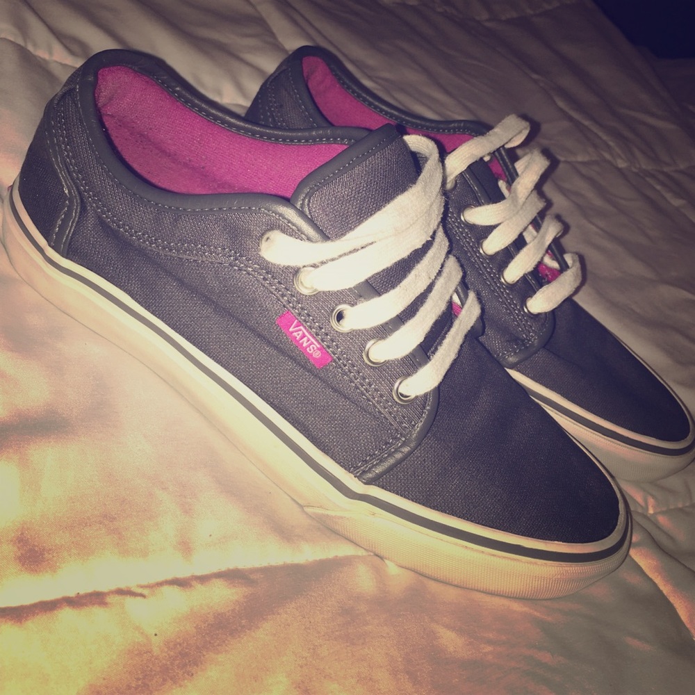 Grey/Pink Vans