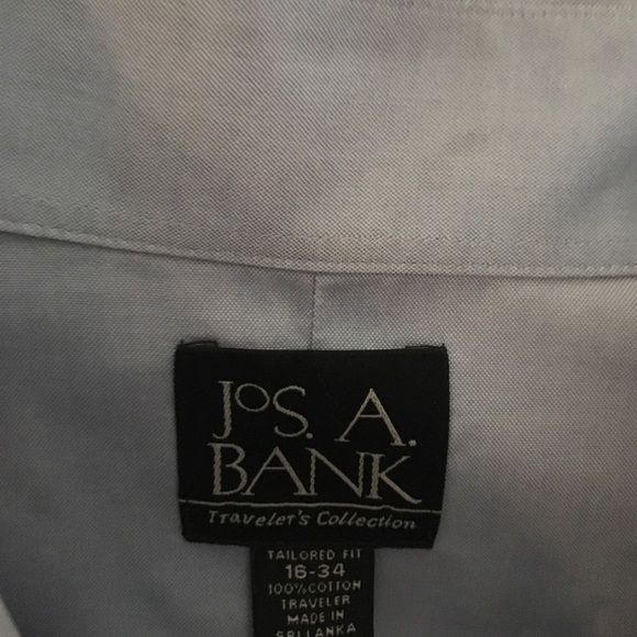 Jos A Bank light blue tailored fit dress shirt - Picture 2 of 2