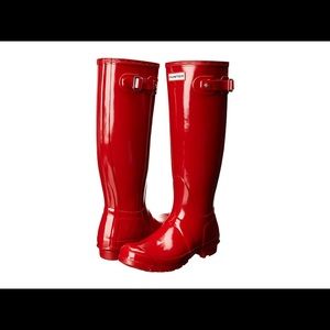 Original Tall Gloss Red Hunter Boots