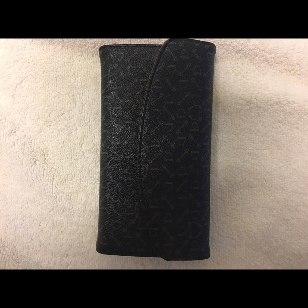 Black & Brown Snaffle Bit Wallet