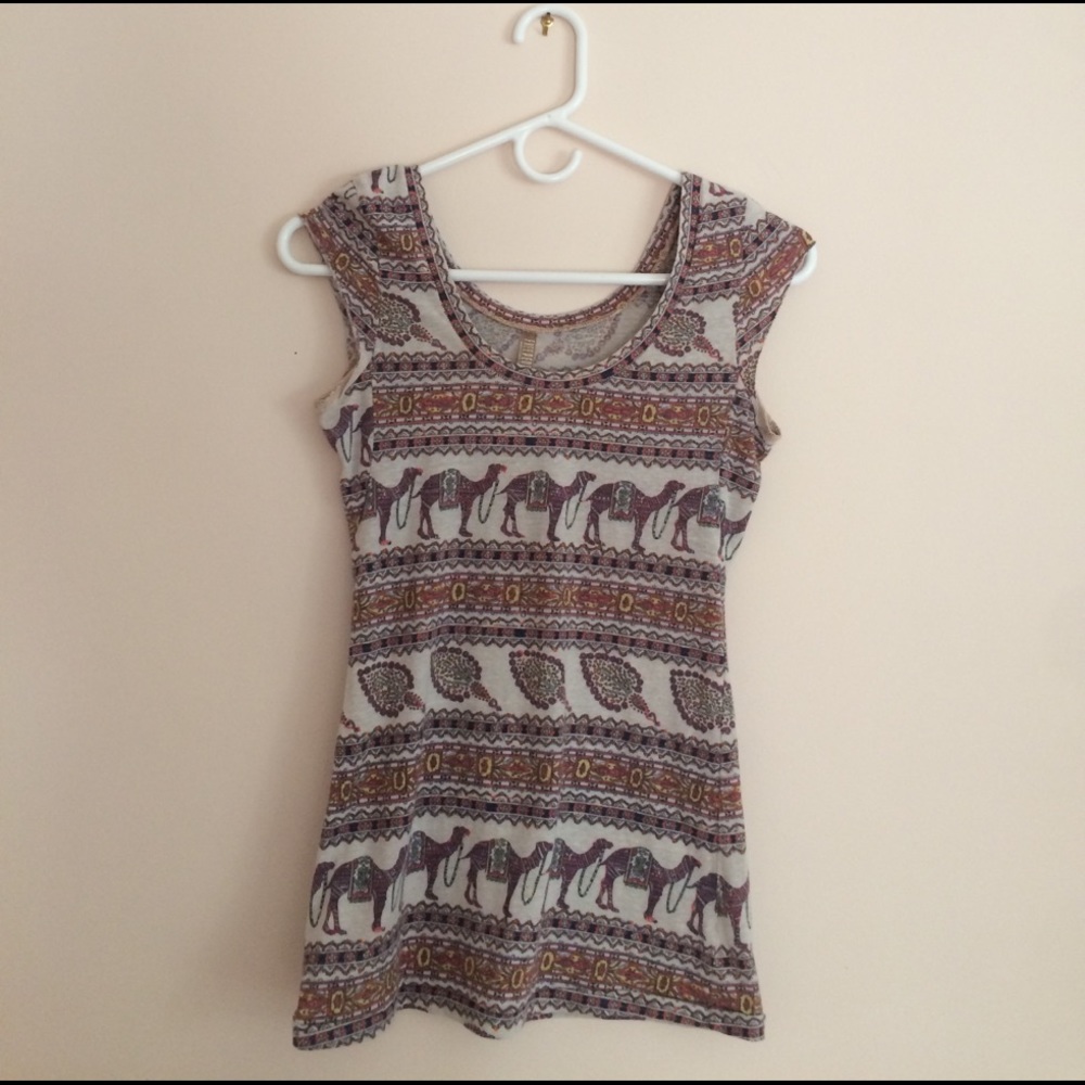 Free People Camel Tee
