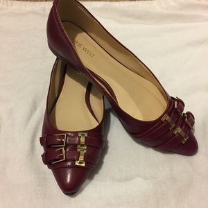 Nine West burgundy wine red size 9