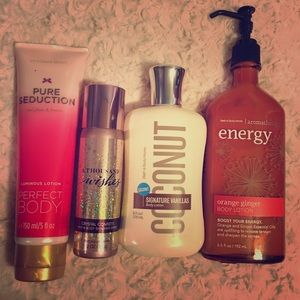 Victoria secret and bath & body works set free bag