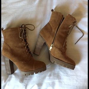 REPORT Signature POMMEL Lace Up Combat Booties