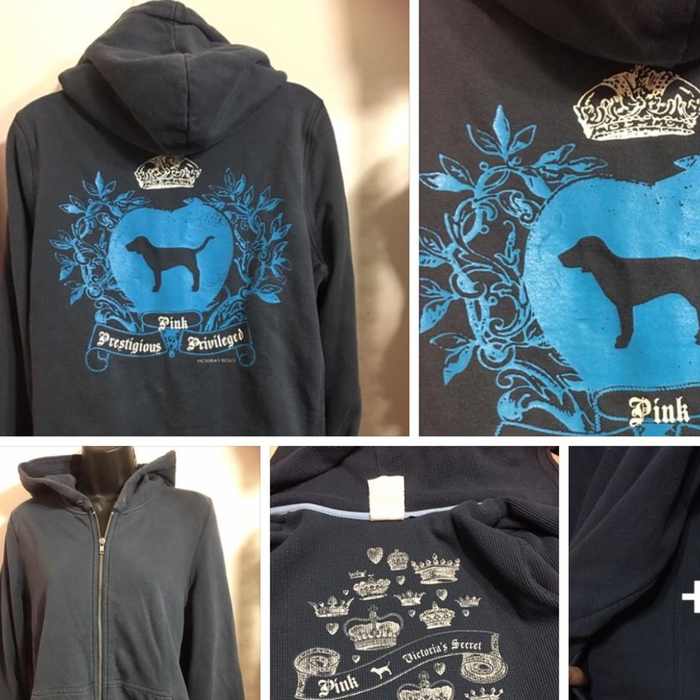 Pink By Victoria's Secret heavy lined jacket L/xl