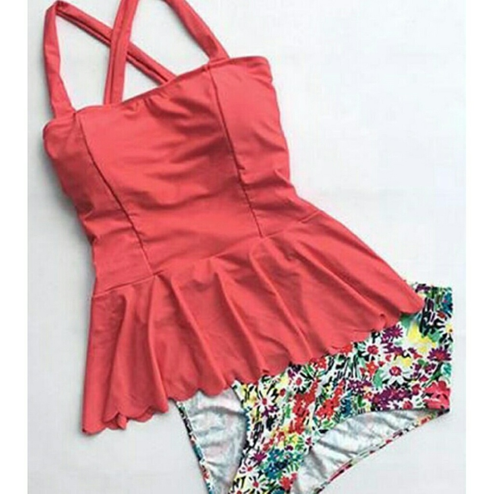 NWT Cupshe Dasiy Does It High-waisted Bikini
