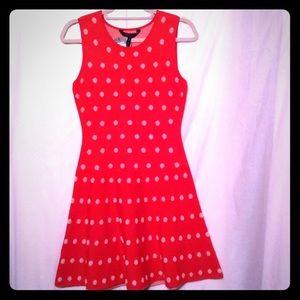 BCBG skater dress. Size S, Red, Tags on! Pd $338.