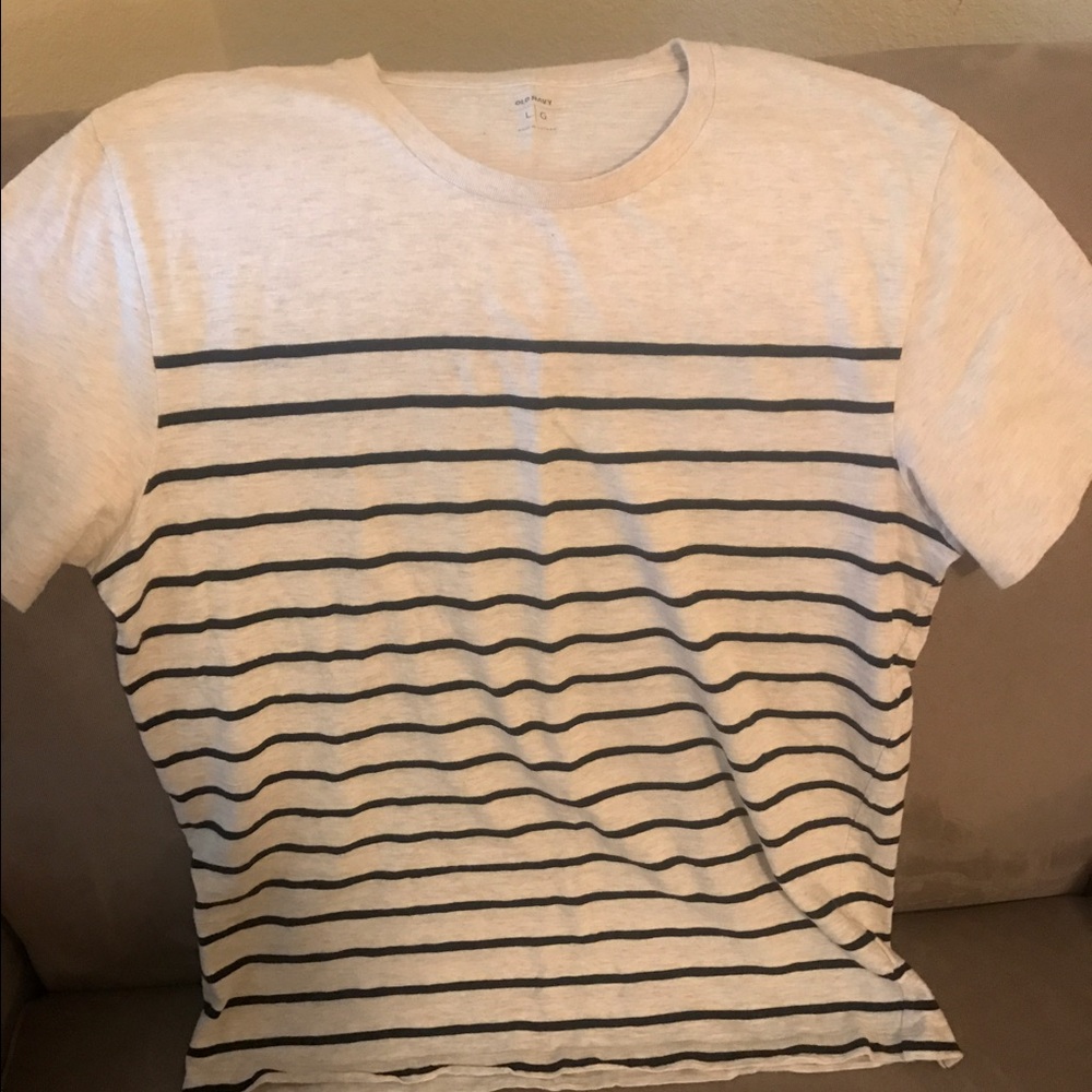 Old Navy Men's Large stripe T-shirt EUC