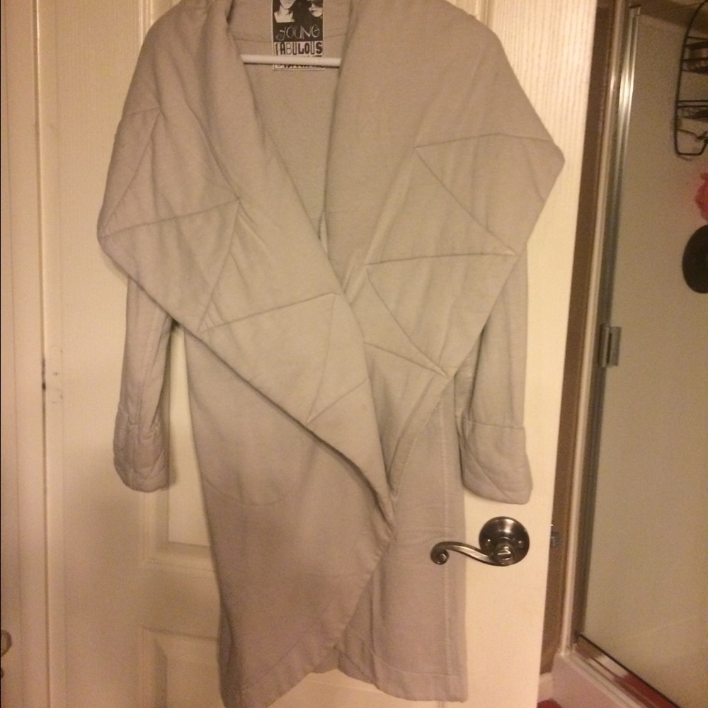 Soft cotton coat
