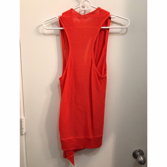 Club Monaco Orange Cowlneck Sweater Tank - Picture 4 of 4