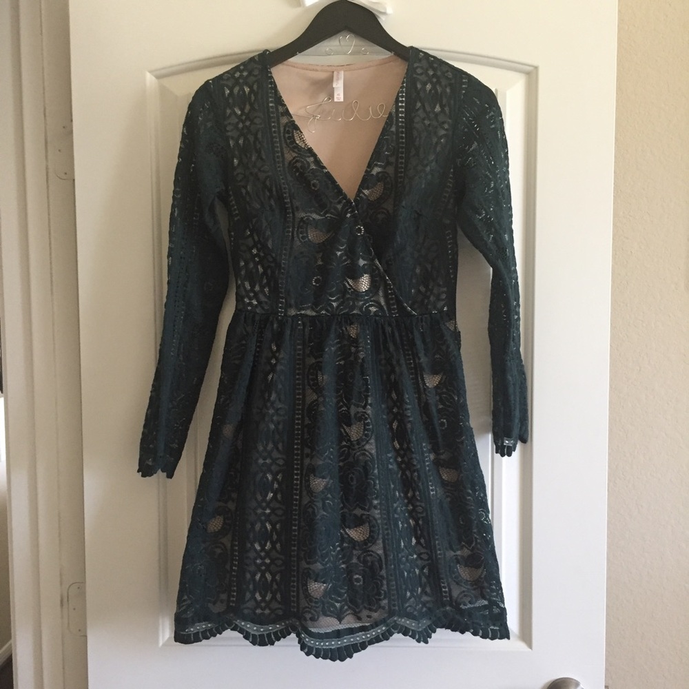 Green Lace Dress