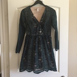 Green Lace Dress