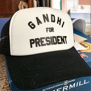 Gandhi for President Mesh Cap