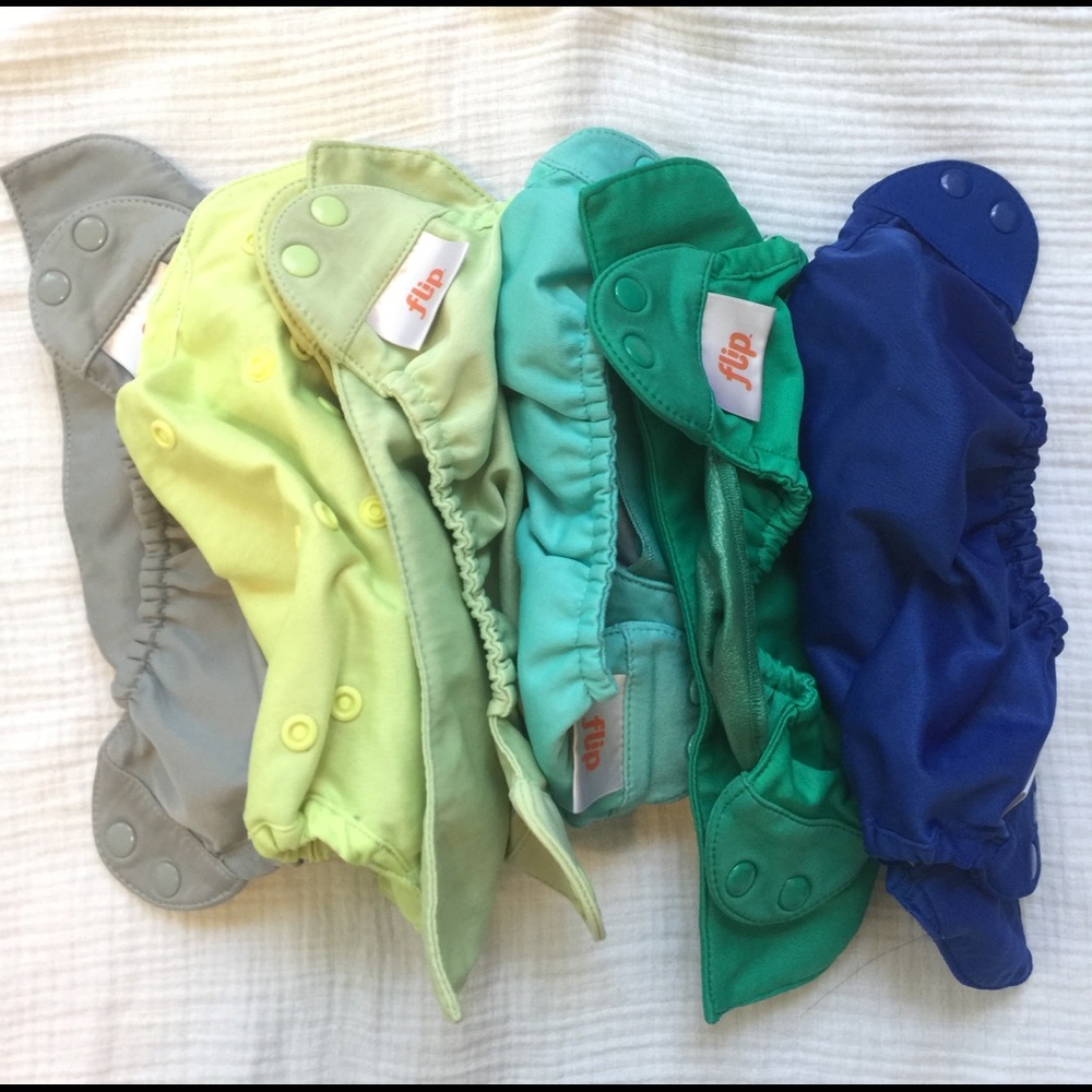 Flip diaper covers - $40/all