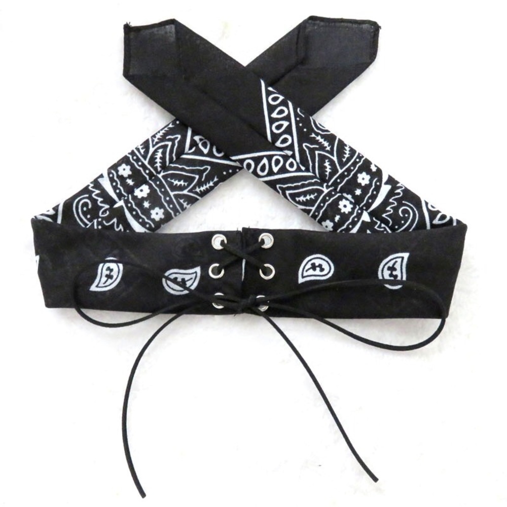 Black Bandana Choker