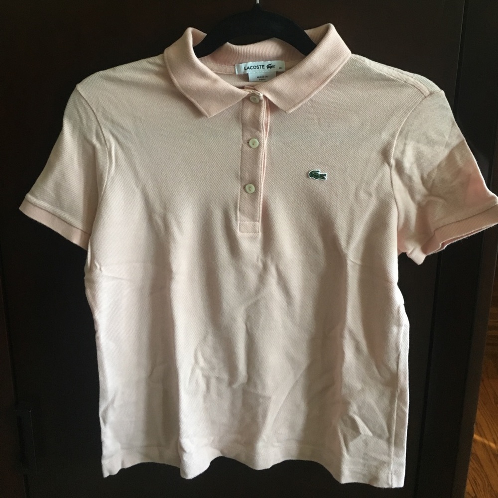 Classic Fit Pink Lacoste Polo