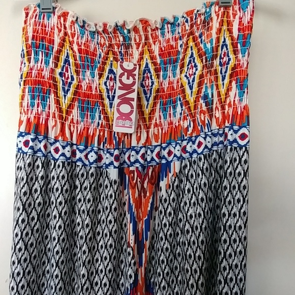 NWT TRIBAL PRINT HALTER MAXI DRESS SIZE M - Picture 8 of 8