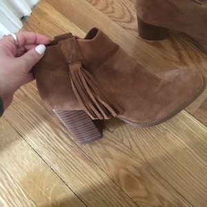Brand new chestnut booties - size 8