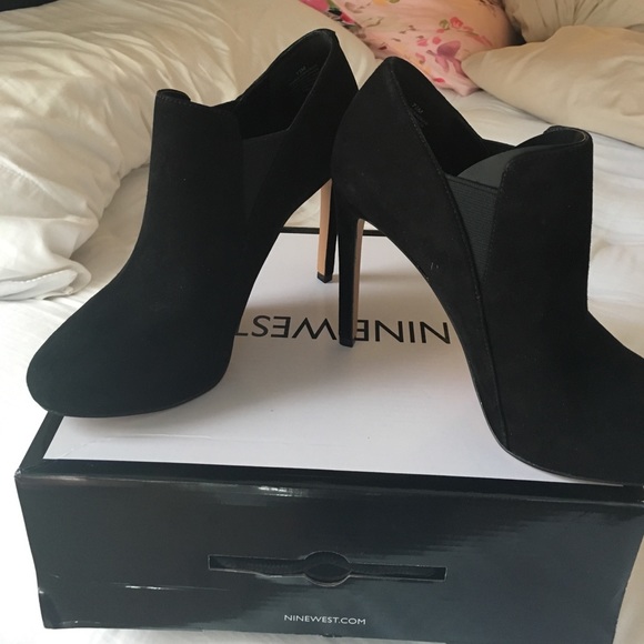 Nine West Booties - worn inside my house ONCE!! - Picture 2 of 3