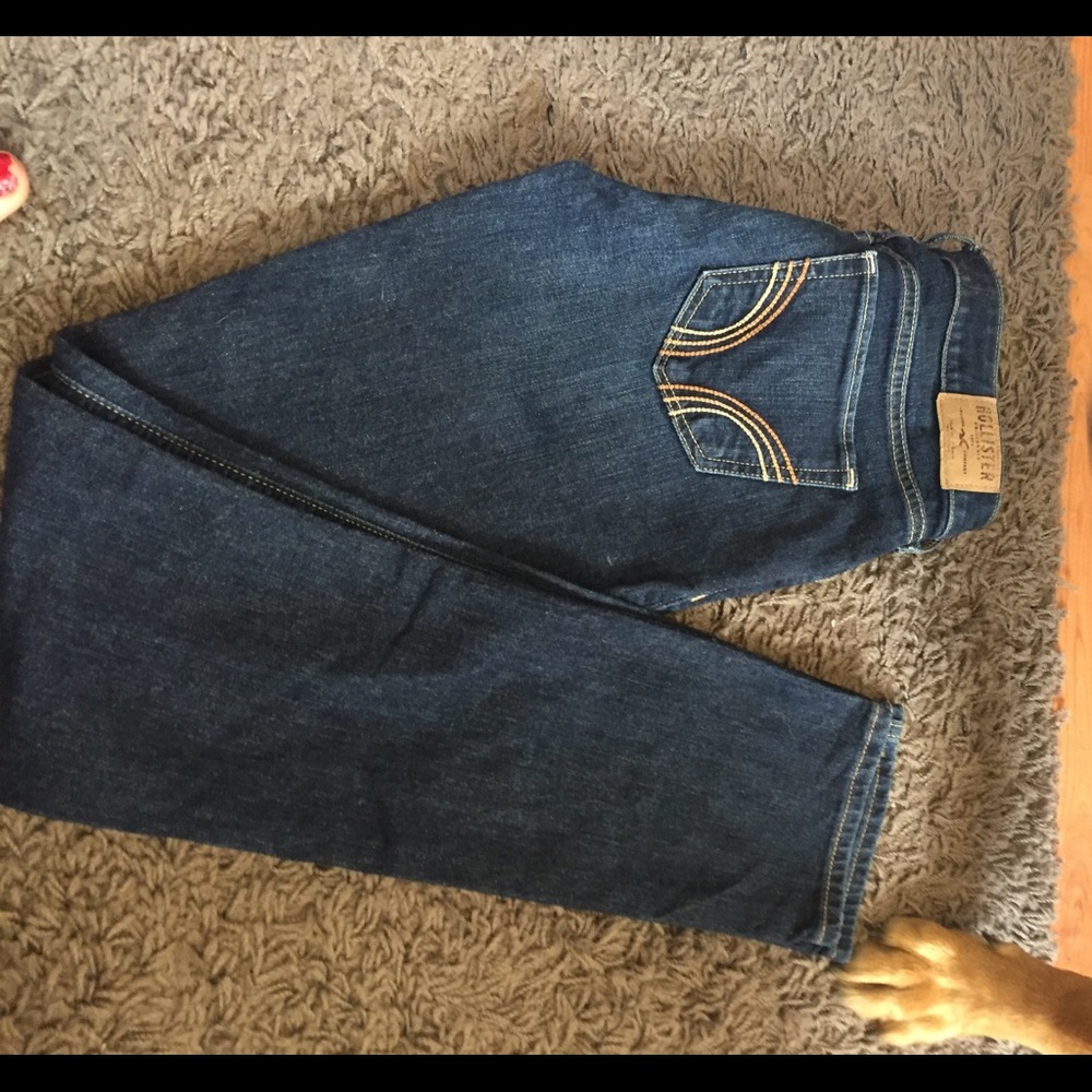 Dark wash Skinny/straight jeans