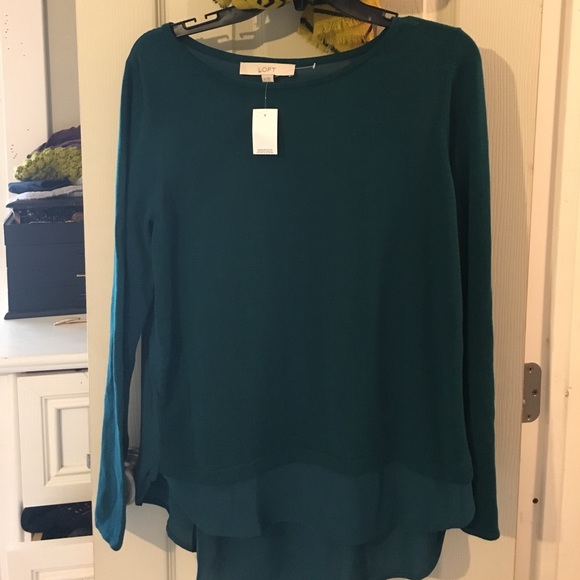 Hunter green light long sweater size M - Picture 1 of 3