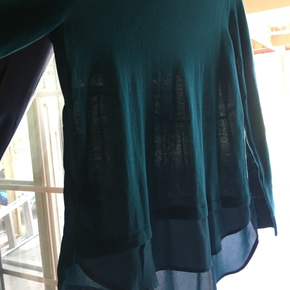 Hunter green light long sweater size M - Picture 3 of 3