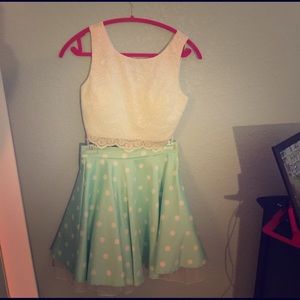 Junior Girls formal 2 piece dress.