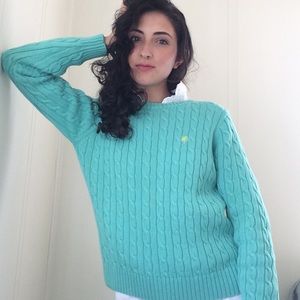 Turquoise Lilly Pulitzer Sweater