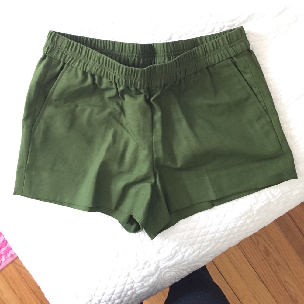 JCrew shorts.   Green.