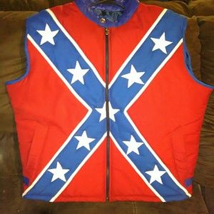 Rebel leather vest LG $50 dollars