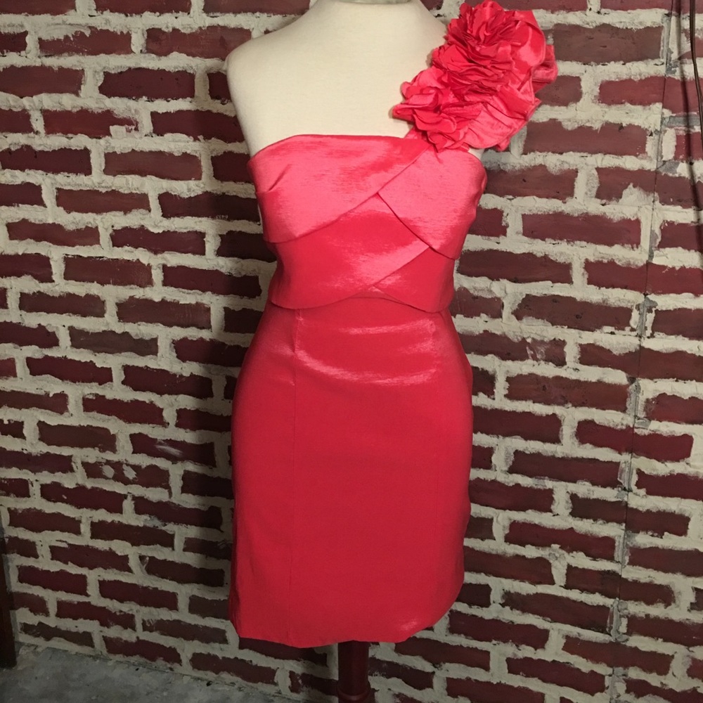 One shoulder stretch Party Dress