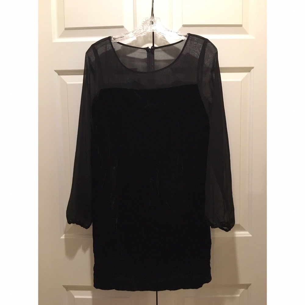 Kensie velvet mini dress