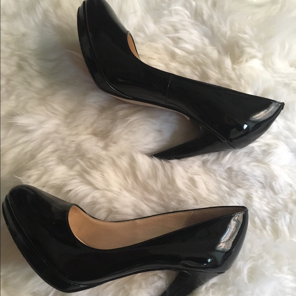 Cole Haan Black Patten Pumps