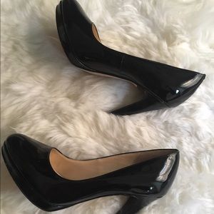 Cole Haan Black Patten Pumps