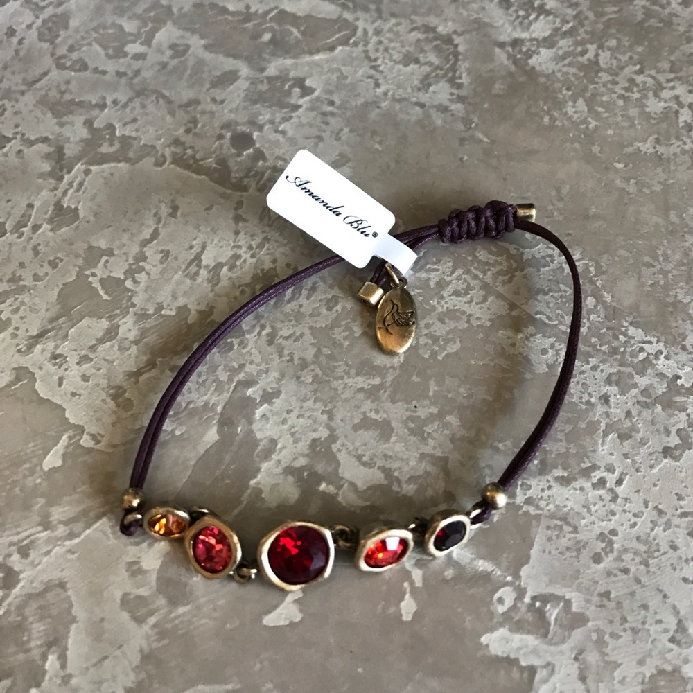 Amanda Blue crystal bracelet