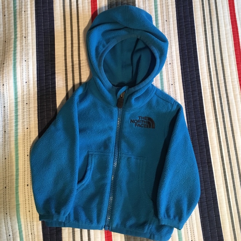 North face baby fleece coat