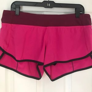 Lululemon size 10 speed short 4way