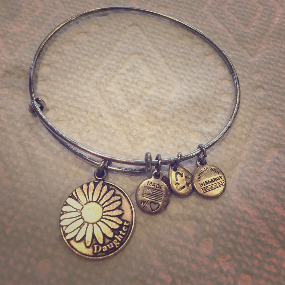 Silver Daughter Alex & Ani bracelet