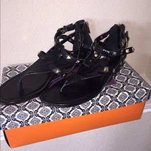 Isola Black Gladiator Boots