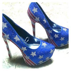American Flag Stiletto Heels