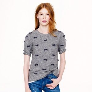 J. Crew Retail Mini-bows sweatshirt