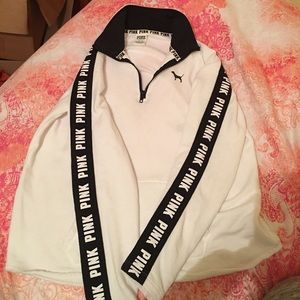 💕PINK💕 half zip sweatshirt M