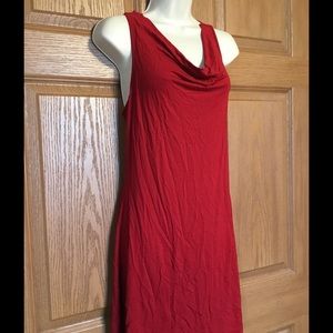 Pink Rose Red Stretch Knit Dress Size S/M/L New