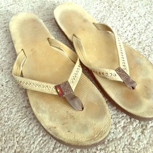 Rainbow Flip Flops