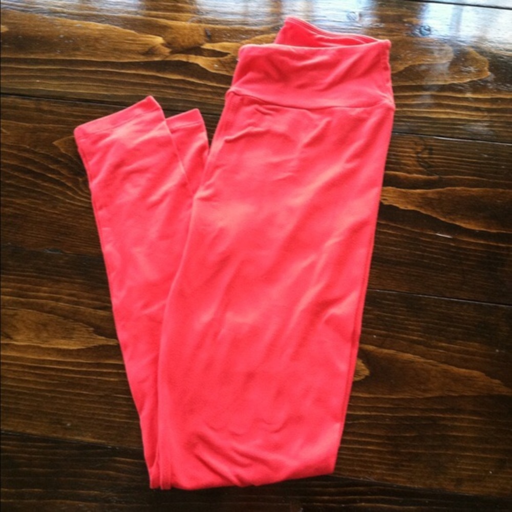 Lularoe pink leggings OS