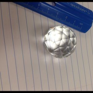 A glass ball charm