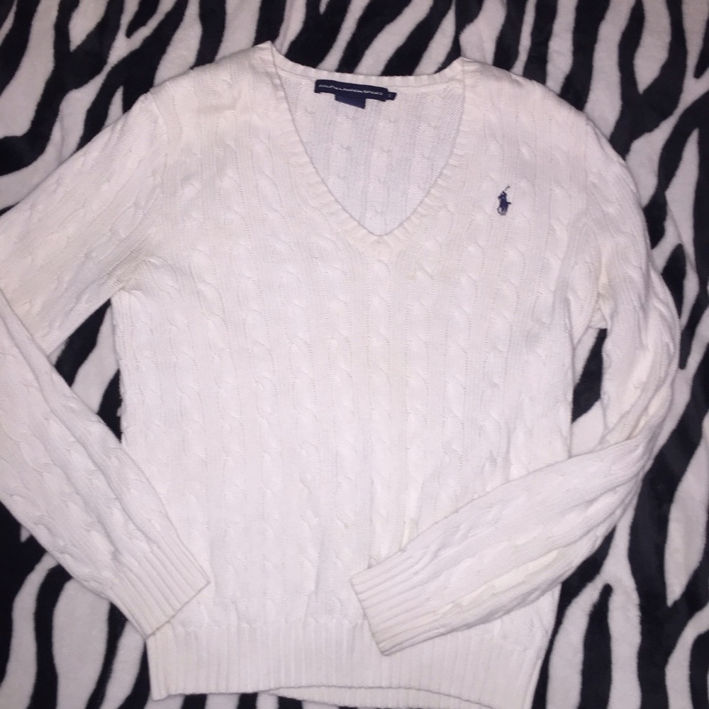 White Ralph Lauren sweater